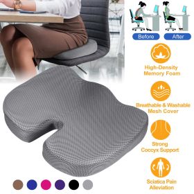 Seat Cushion Coccyx Orthopedic Memory Foam Cushion Tailbone Hip Support Chair Pillow for Office Car Seat